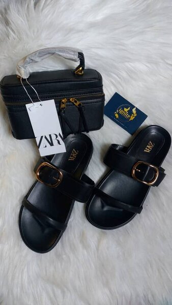 Slippers & bag