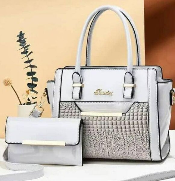 Sac à main femme luxe gris