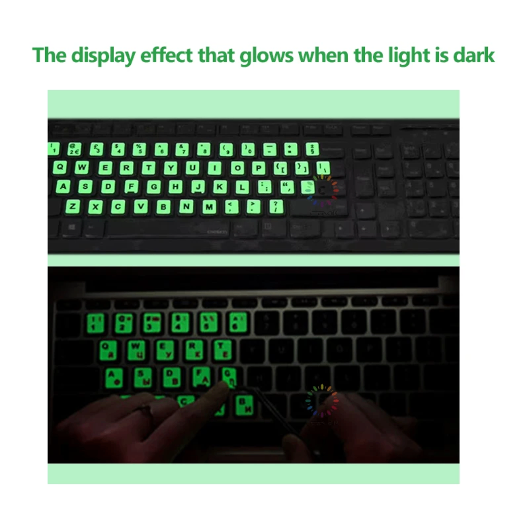 Autocollants Clavier Rétroéclairés pour PC