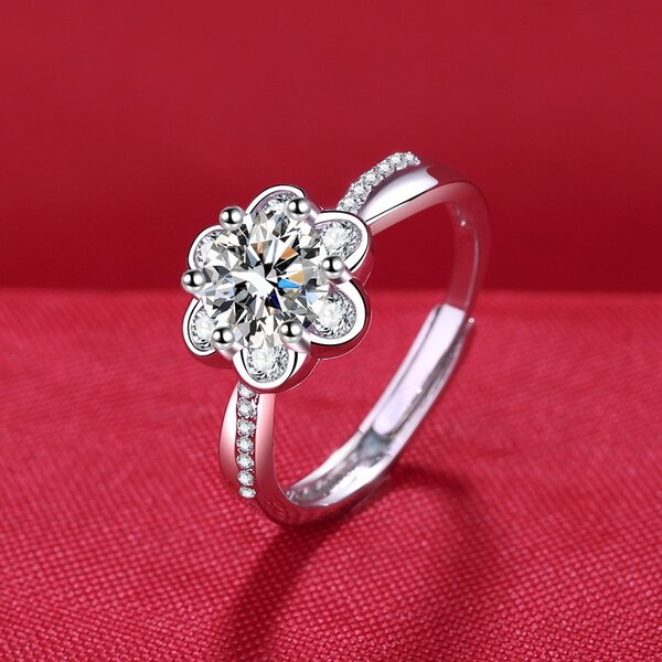 Sterling silver and tungsten rings