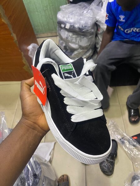 Chaussures puma noir blanc