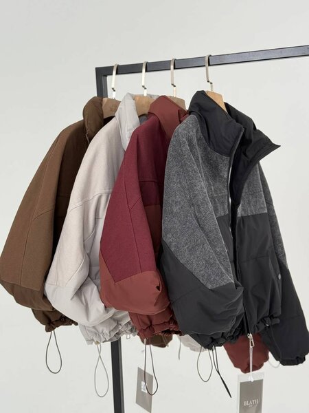 Комбинированная ветровка с джинсой