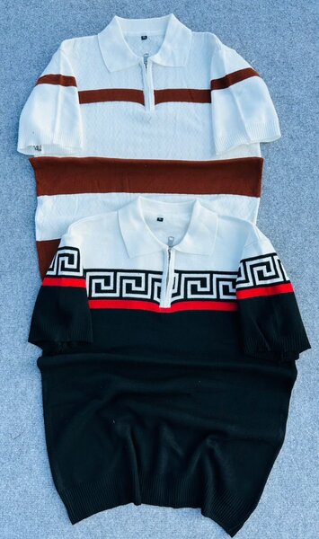 Polos tricot rayés élégants