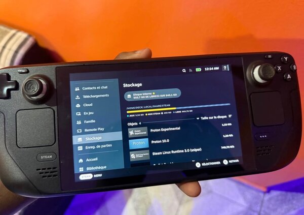 Console de jeu portable Steam Deck
