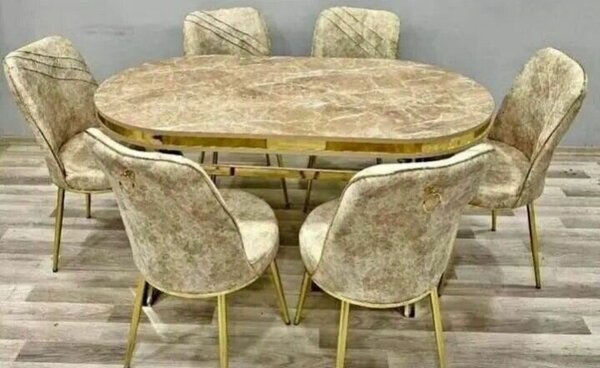 Set salle à manger luxe 6