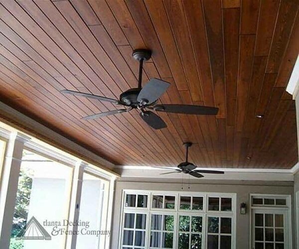 Pure wooden T&G for interior and exterior ceiling