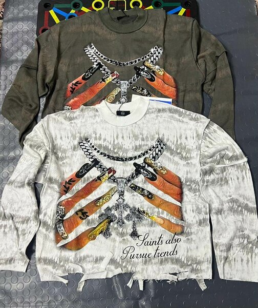 Sweatshirt tendance imprimé rock