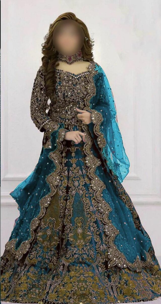 Net frok with saten silk trouser  Dc free