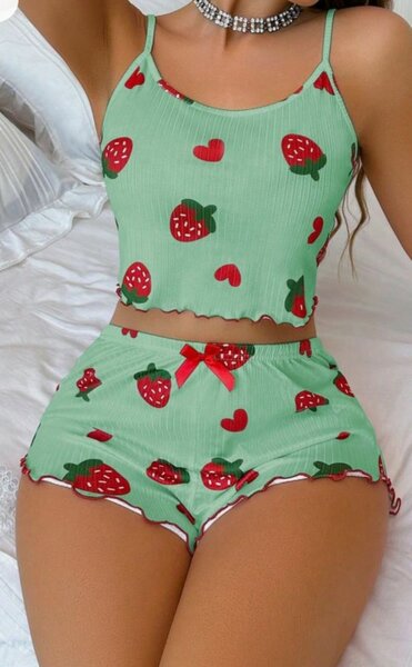 Pyjama Femme Imprimé Cœur