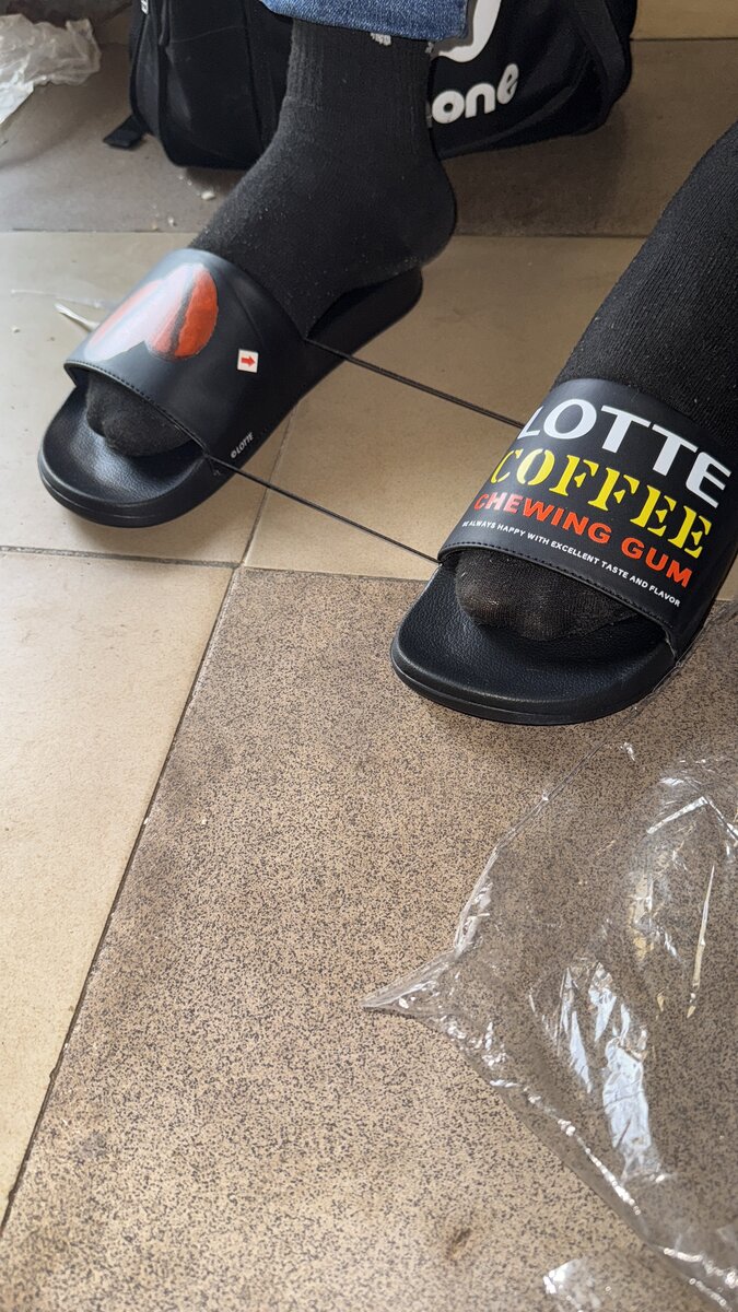 Claquettes unisexes amusantes