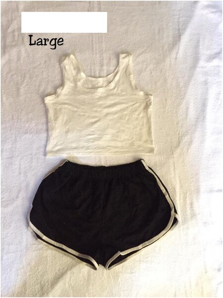 Salaula crop tops and tops