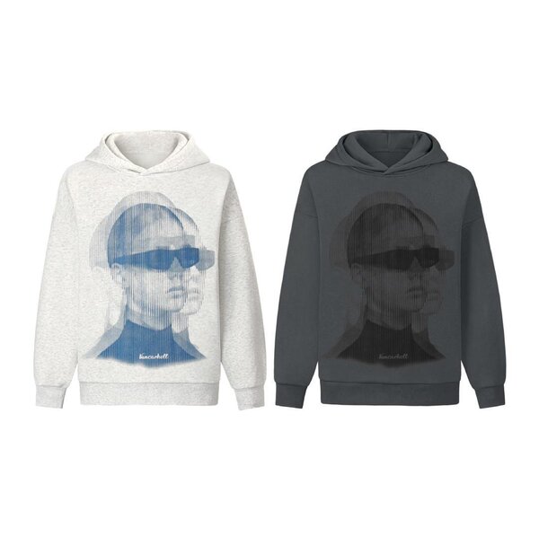 Sweat à capuche avec impression artistique