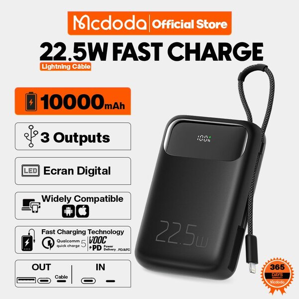 MCDODO Power Bank M32 10000mAh 22,5W