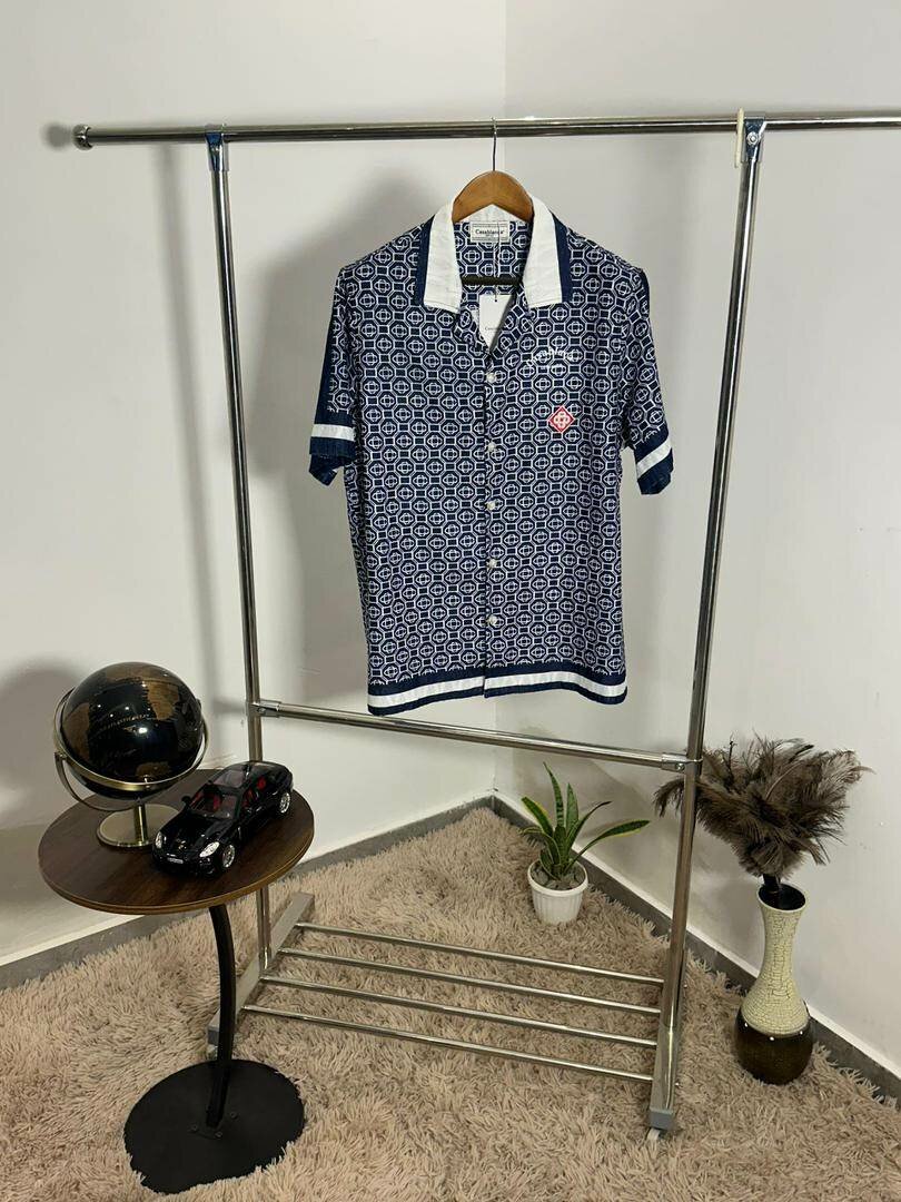 Chemise rétro manches courtes