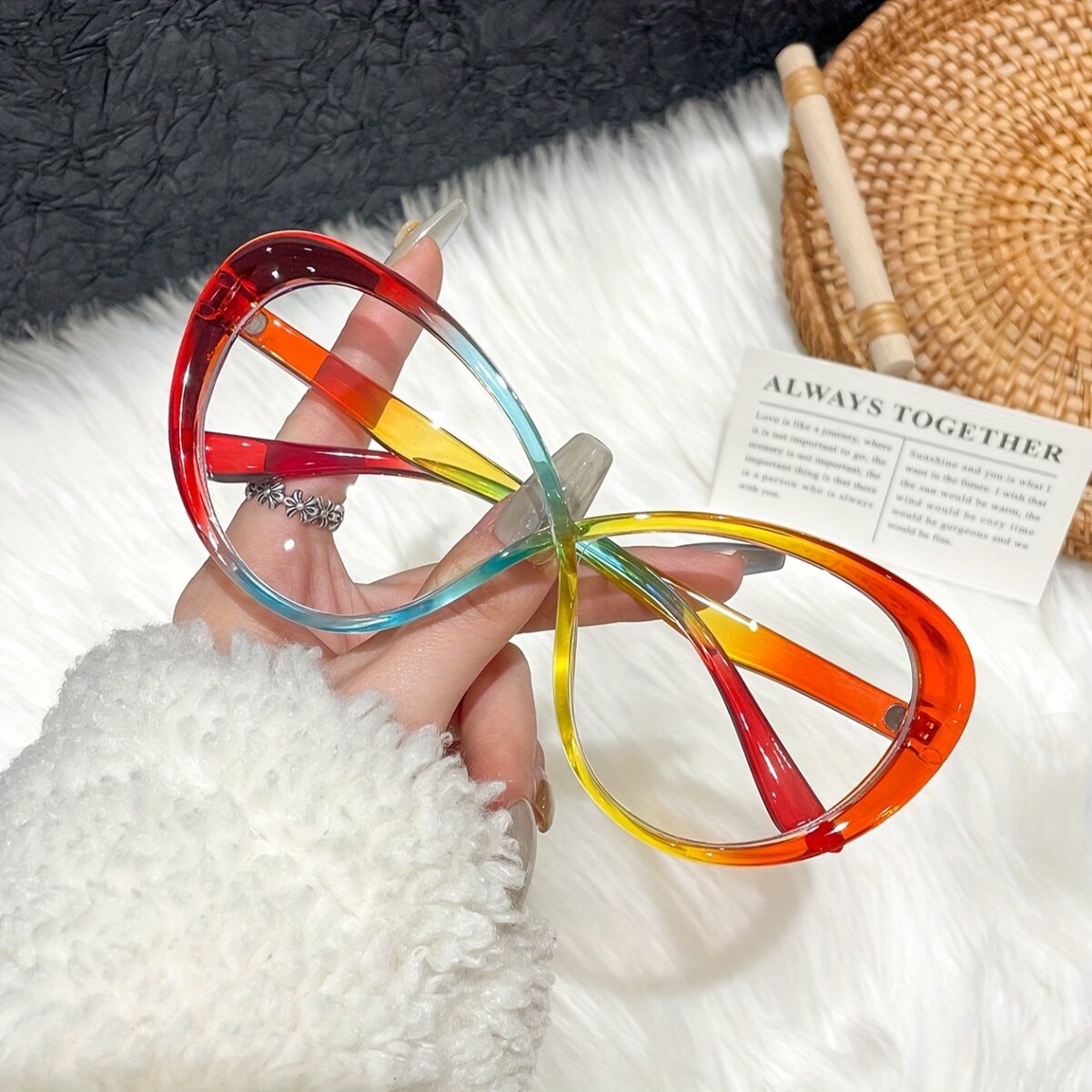 Lunettes de soleil arc-en-ciel