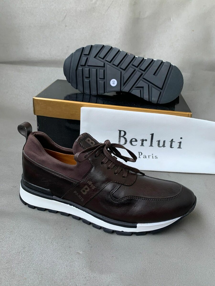 Sneakers en cuir Berluti