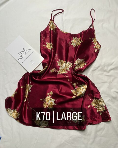 Beautiful Women's Pajama Dress with floral print