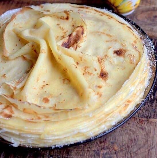 Crêpes nature Délicieuses