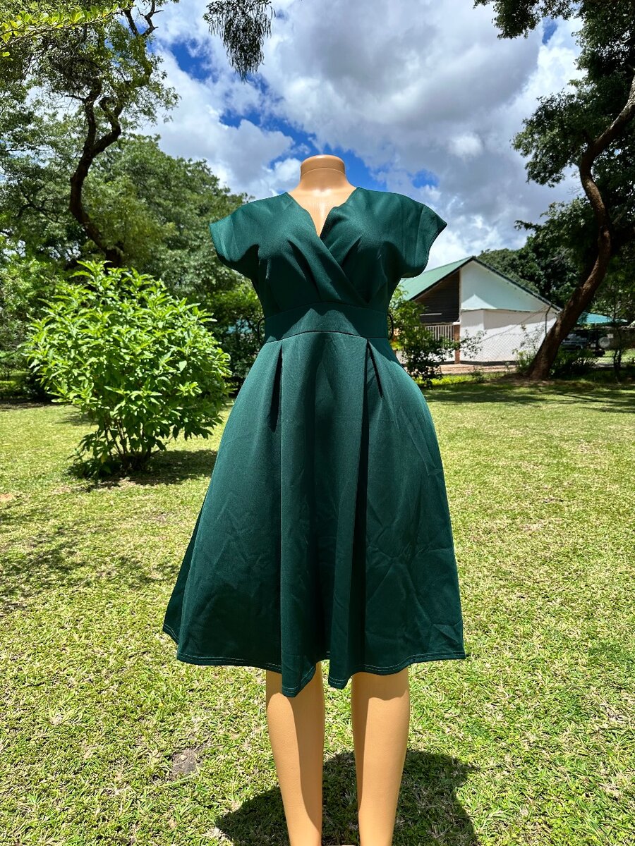 Green dress