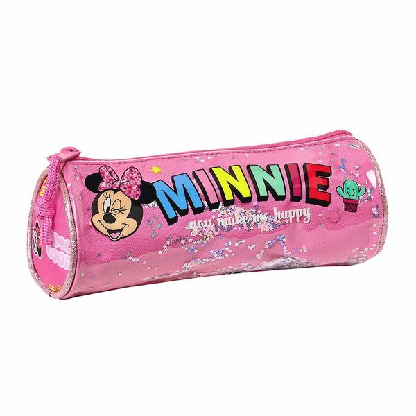 Trousse Minnie rose paillettes