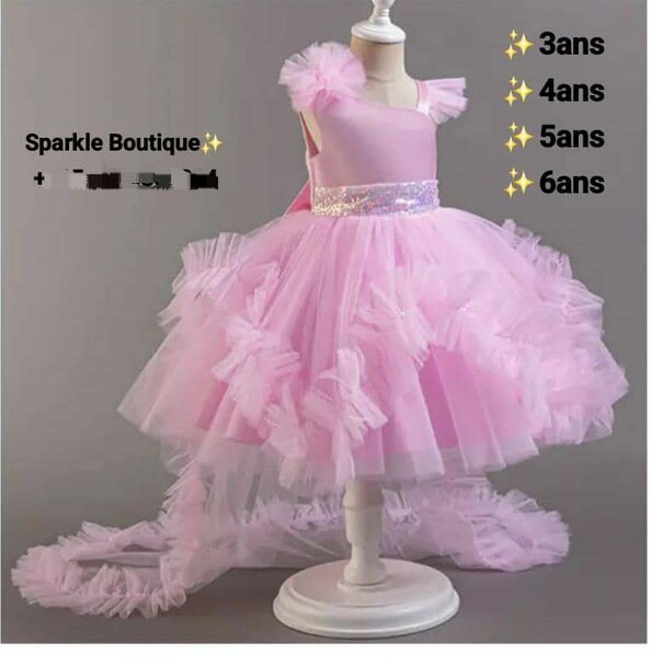Robe de princesse rose pour filles
