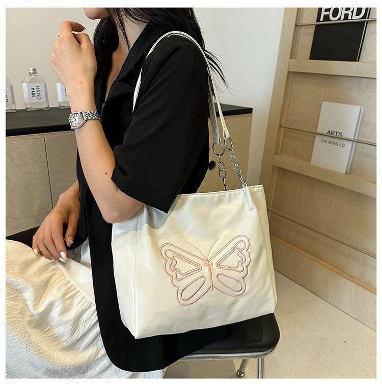 Sac cabas papillon en cuir PU