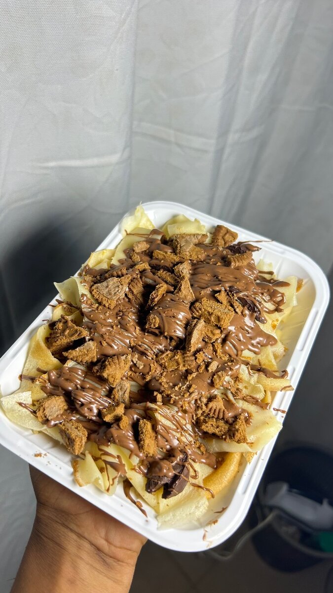 Crêpes au chocolat croustillant