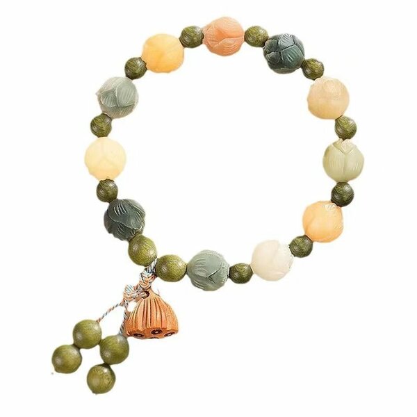 Dix-huit graines Buddha beads