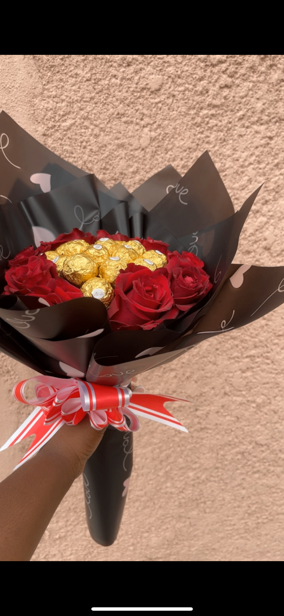 Bouquet de Roses et Chocolats