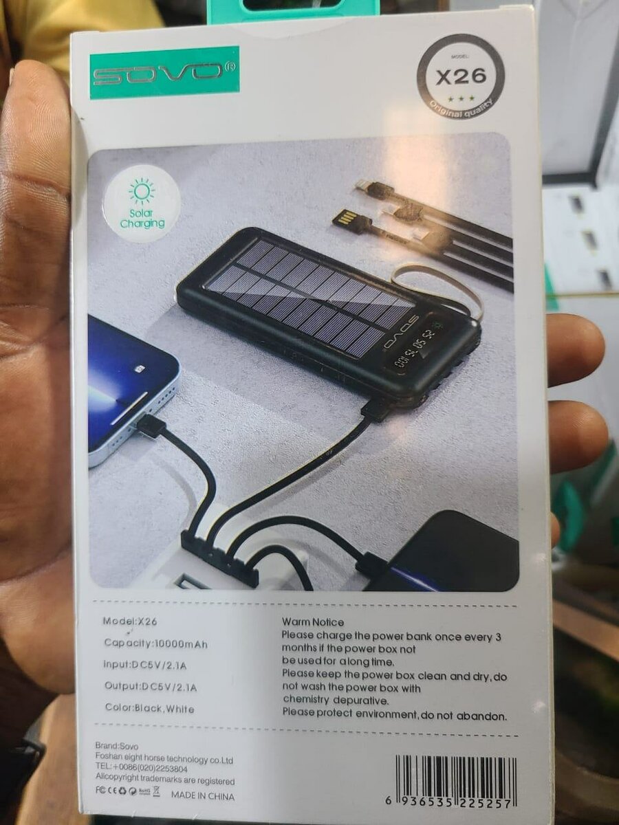 Chargeur Solaire Portable 10000mAh