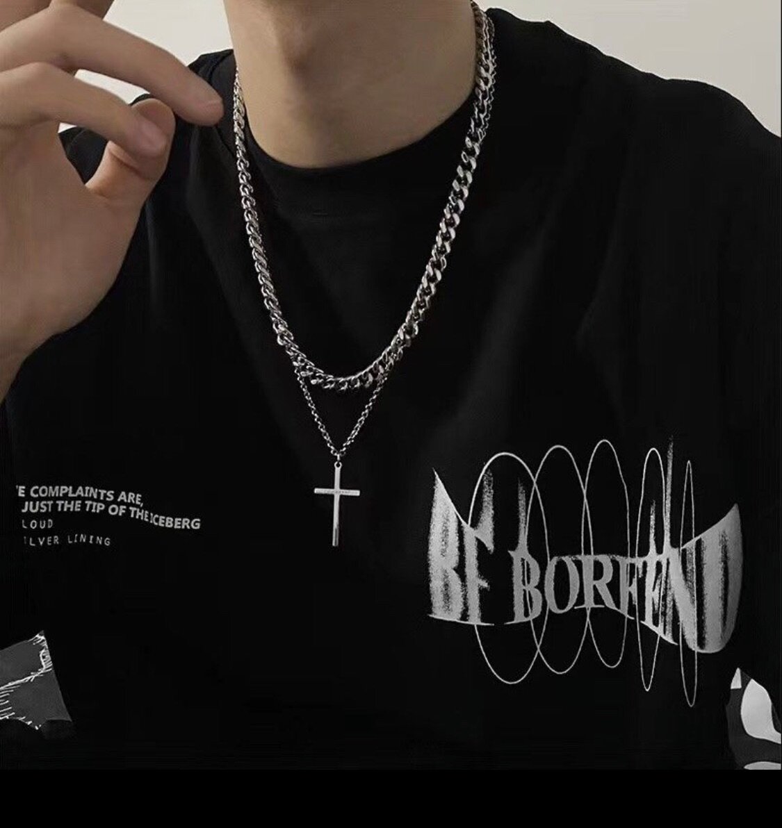 Cuban chain and necklace