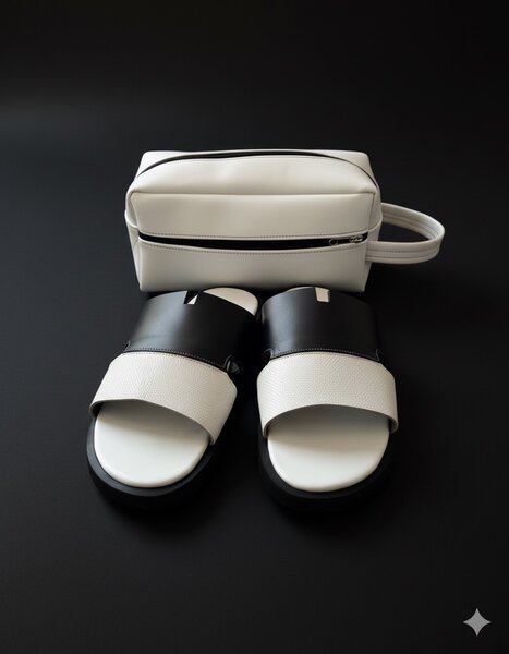 Sandales en cuir élégantes homme