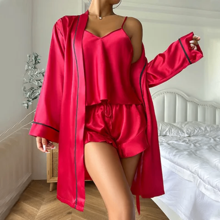 Pyjama satin femme élégant