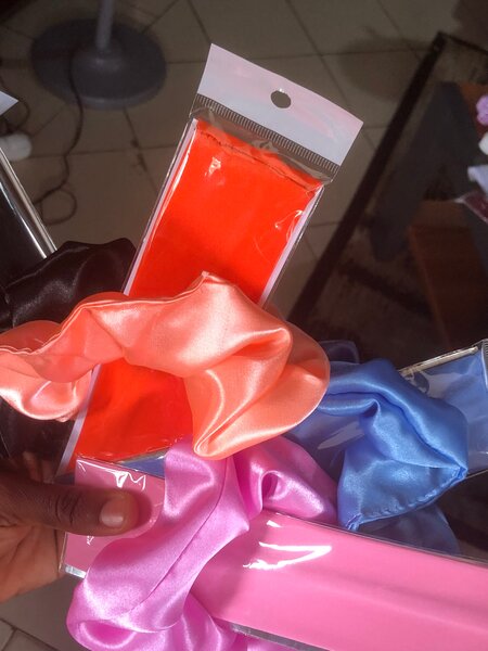 Lot de Chouchous Satin Colorés