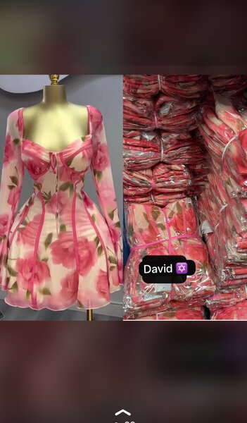 Robe Florale Évasée Printemps