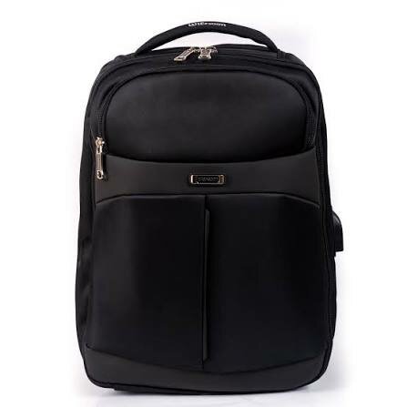 Sac à dos noir unisexe