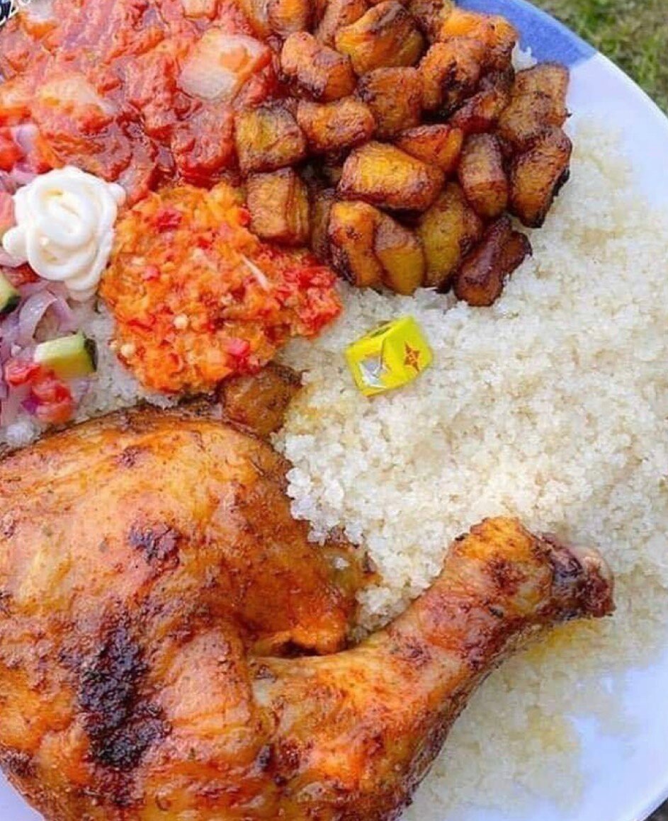 Plat de Poisson Grillé Africain