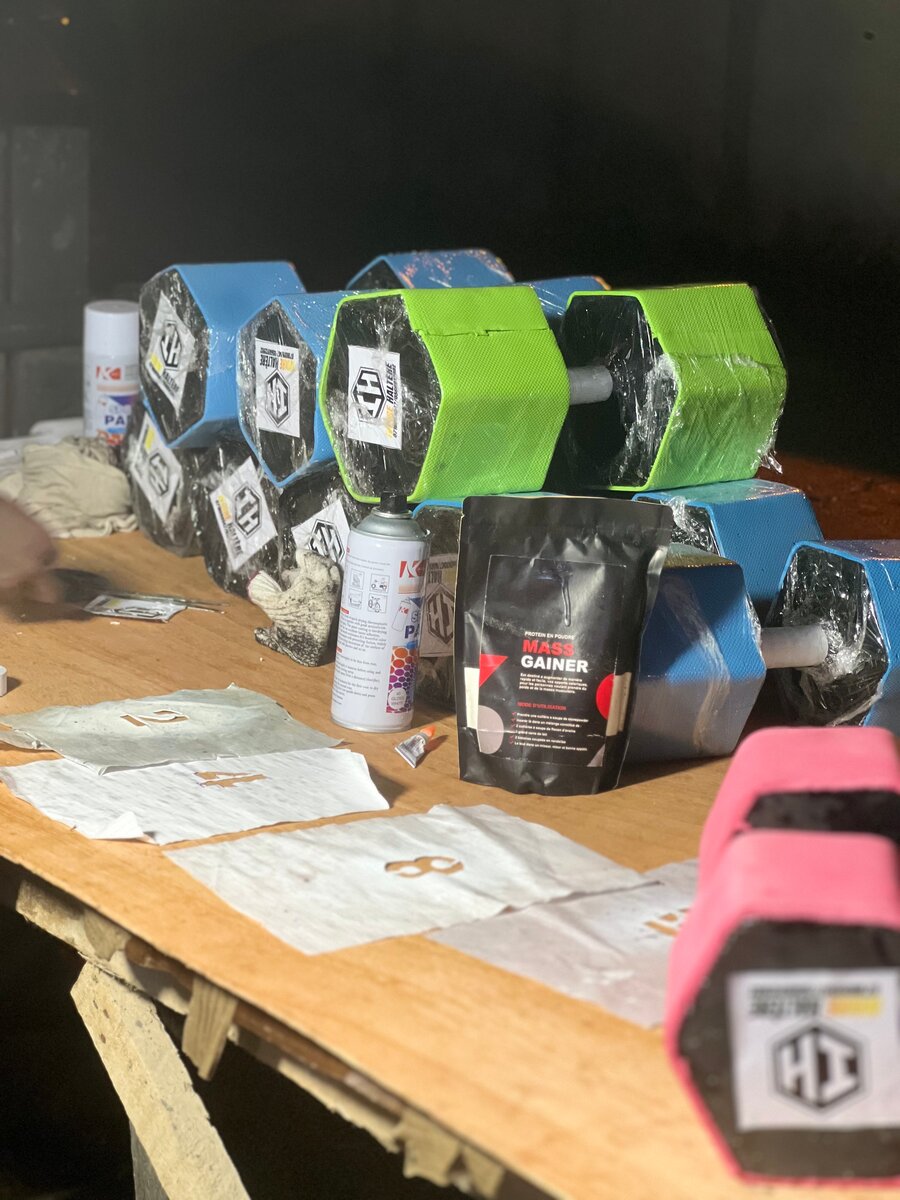 Haltères Néoprène Colorés