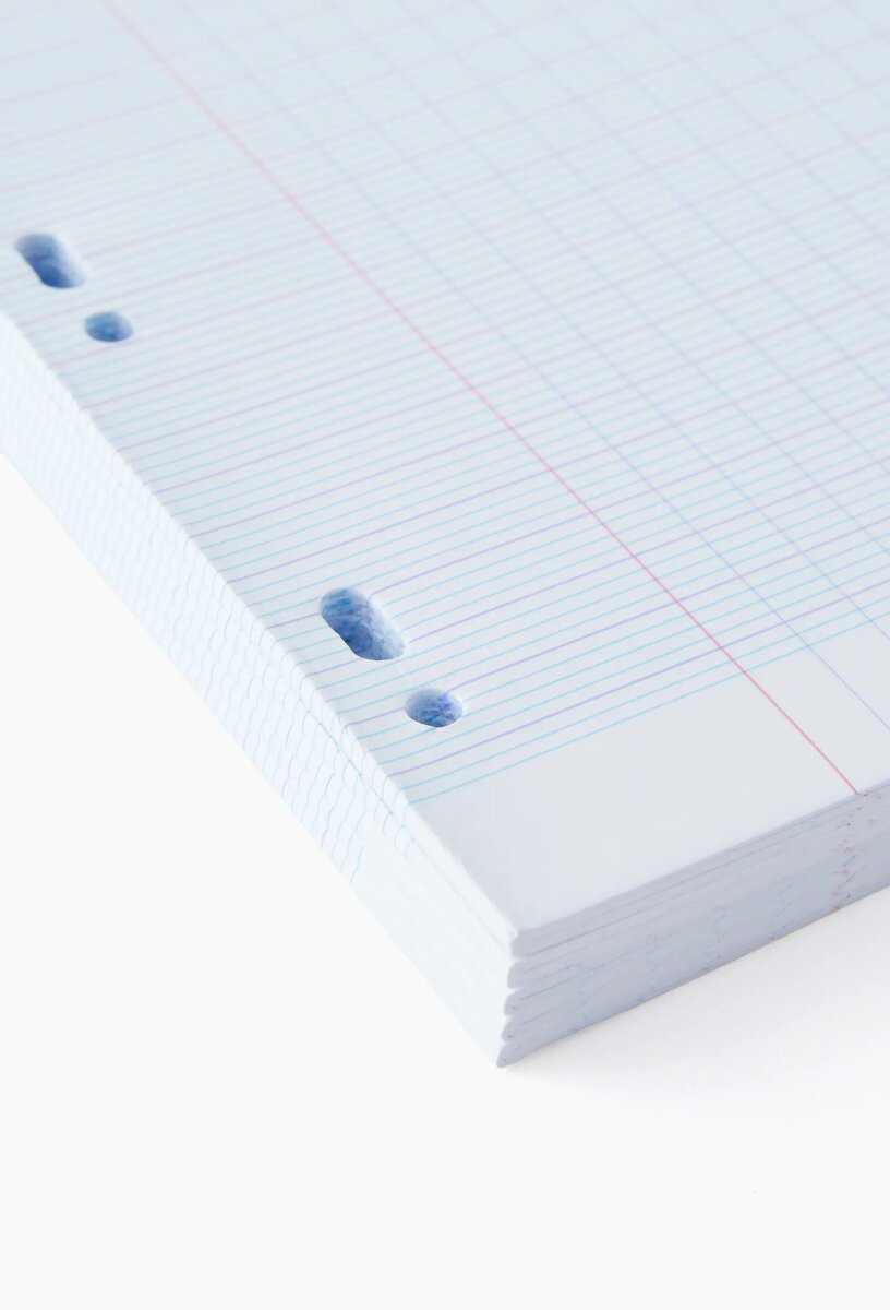 Papier grand  carreau classeur