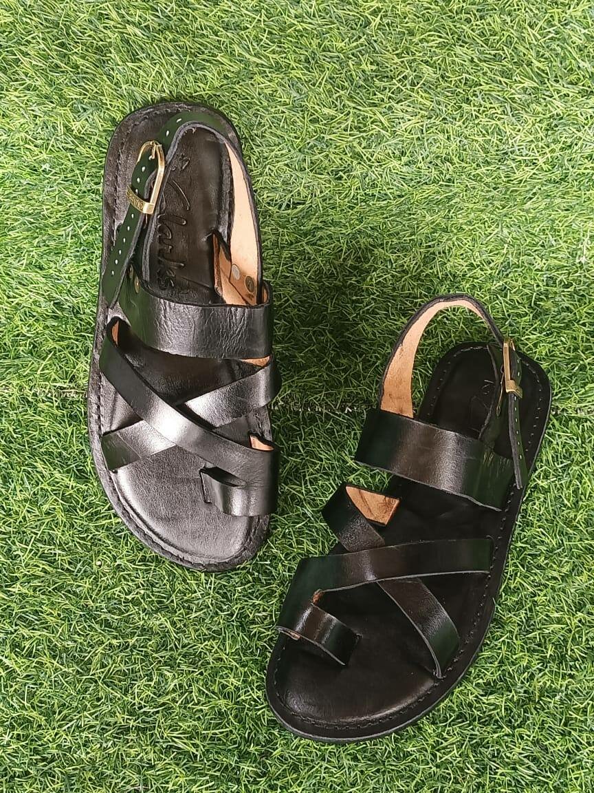 Sandales en cuir élégantes