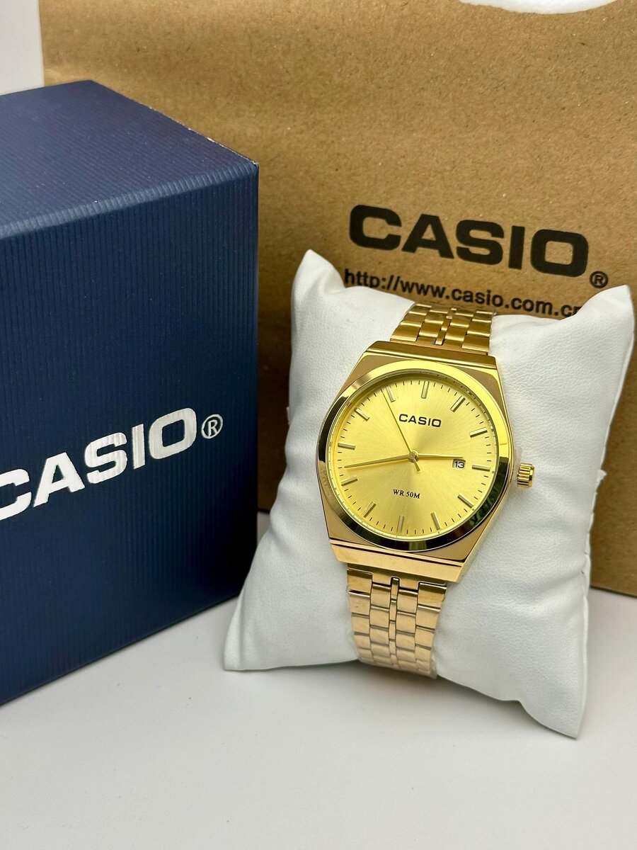 Montre homme dorée Casio