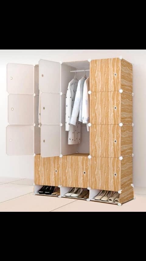 Plastic Wardrobe(12 cubes)