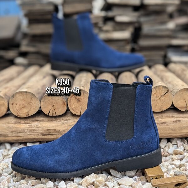 Mens BERLUTI suede chelsea boots