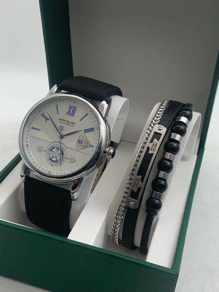 Mont blanc classic Watch with bracelet