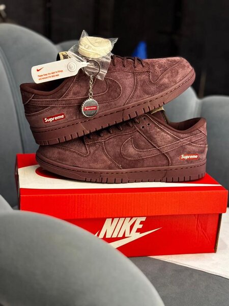 Nike SB Dunk Low x Supreme marron