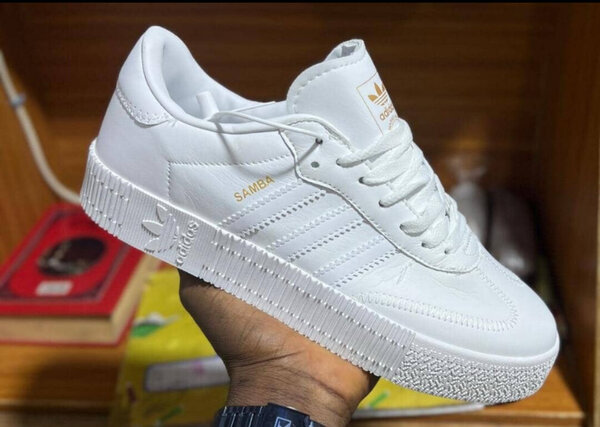 Baskets blanches Adidas Samba