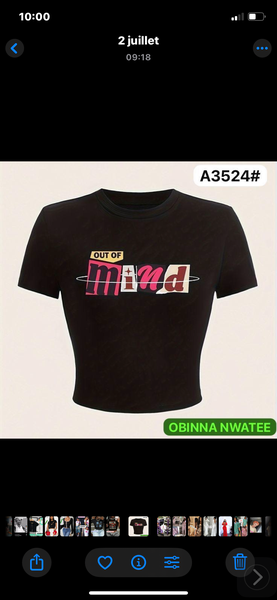 T-shirt femme "Out of Mind"