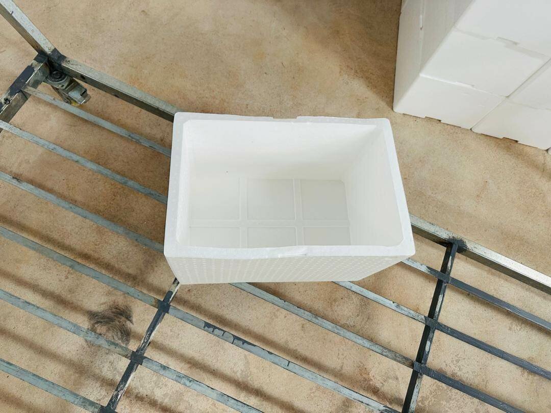 Boîte en polystyrène isolante