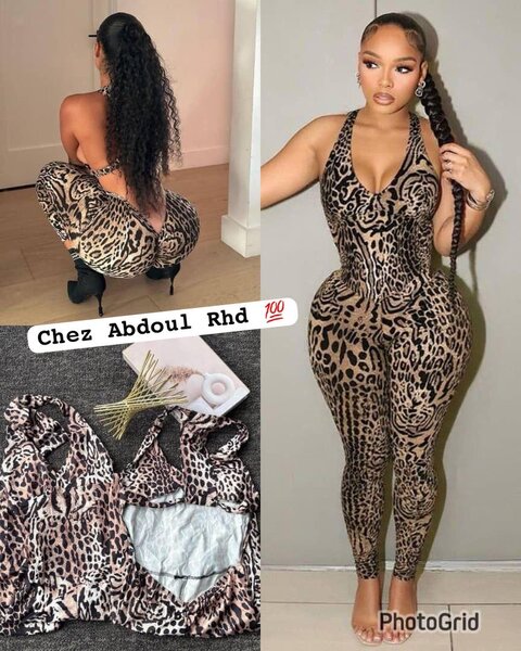 Combinaison Léopard Femme