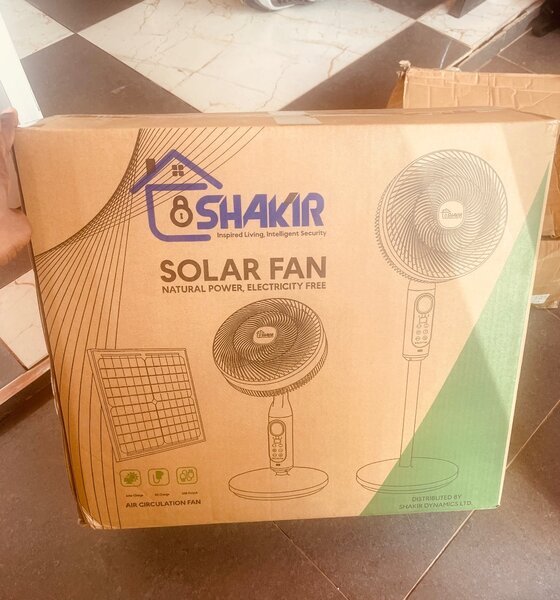 Rechargeable Solar Powered Fan